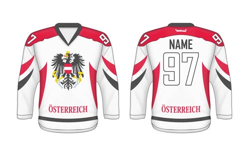 Eishockeytrikot Österreich AT 1 