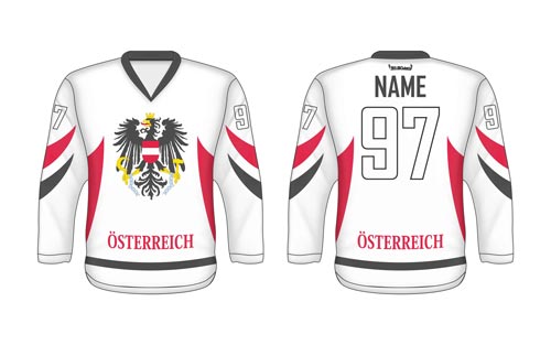 Eishockeytrikot Österreich AT 2 