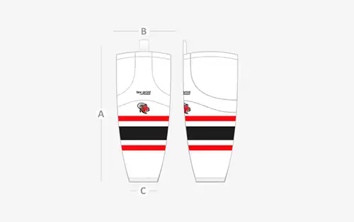 Sizes of hockey socks PRO